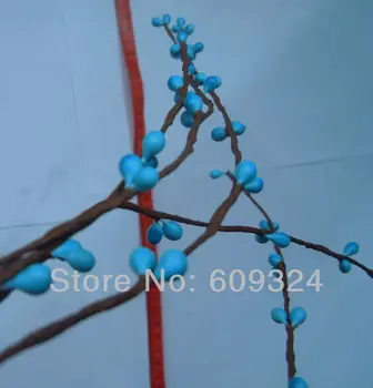 

400 STEMS X PRETTY PIP BERRY STEM FOR DIY WREATH ,FLORAL arrangement CRAFTS DECORATION ETC(turquoise)