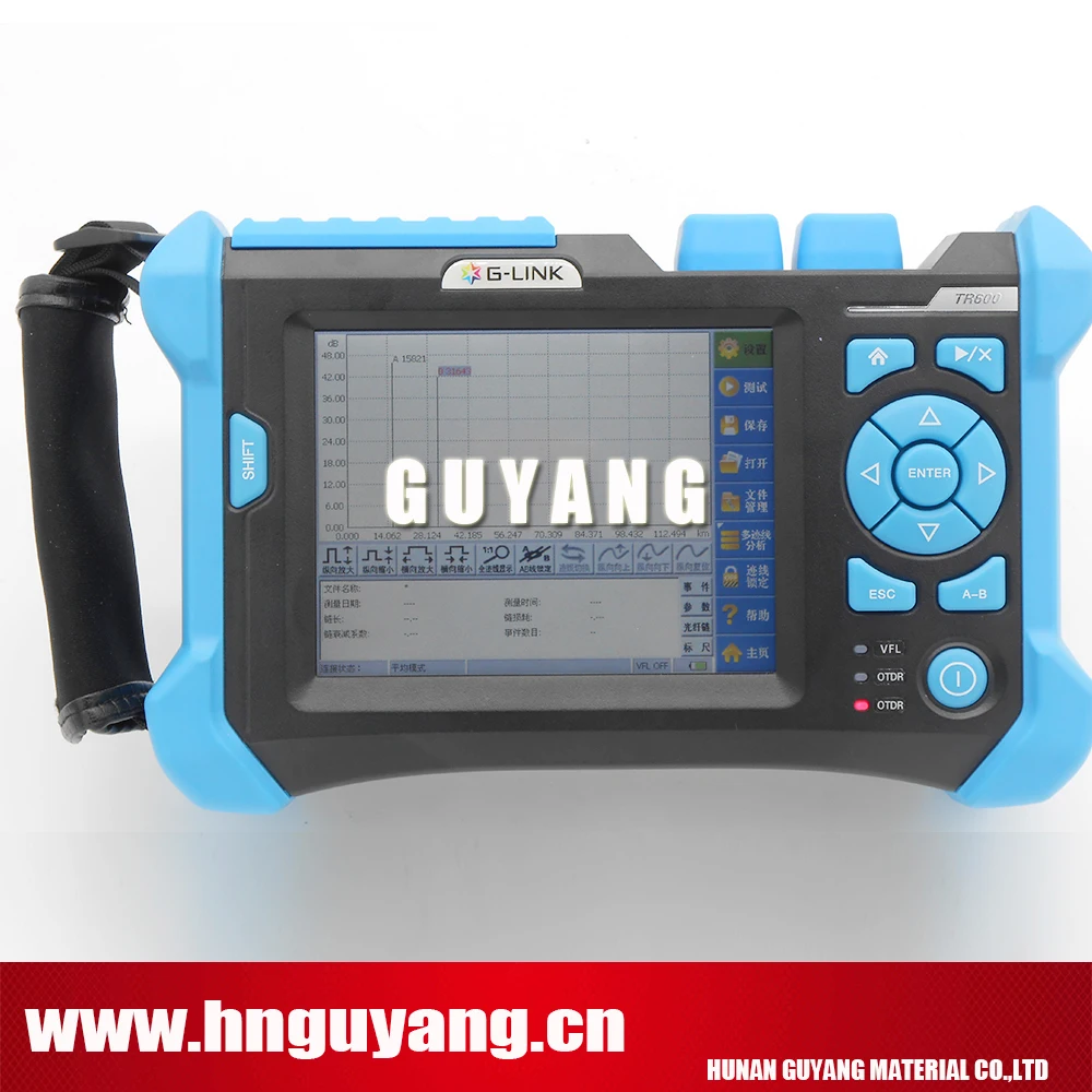 

FTTx Multimode OTDR Tester TR600-MV10A MM OTDR 850/1300nm, Integrated VFL, Touch Screen 30KM (20/18dB, 20ns 1280ns)