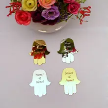 20 штук на заказ Babyshower ручной дизайн Пригласительные карты бирки акриловая наклейка для зеркала персонализированные вечерние Декор подарки для гостей сувениры