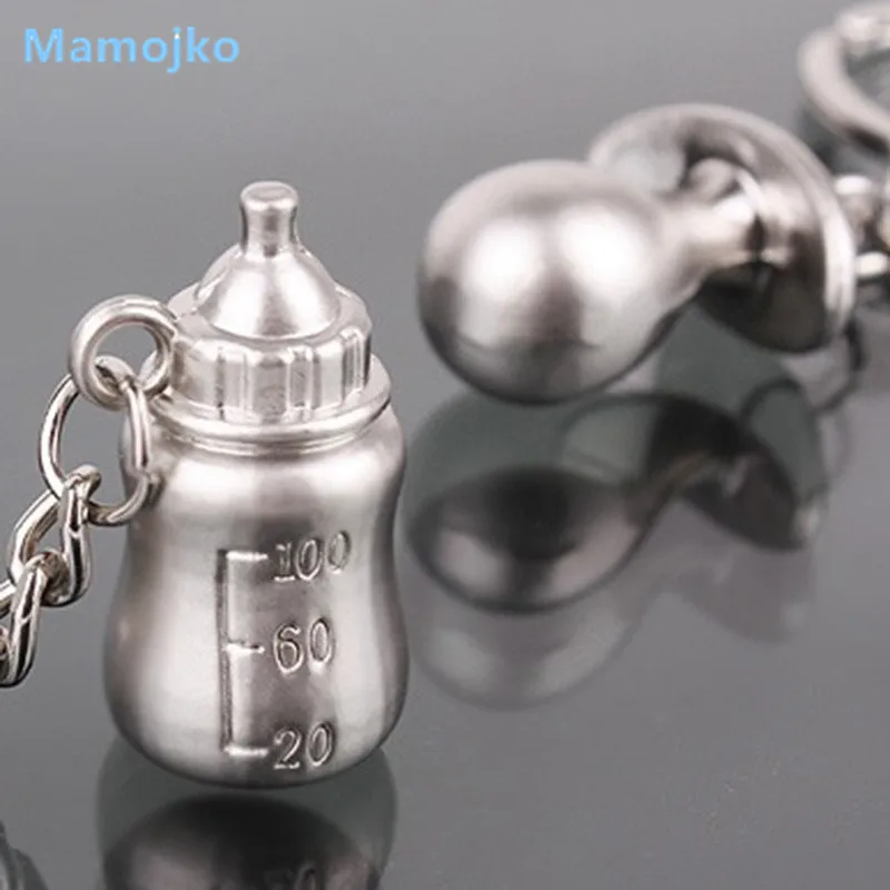Mamojko Милая бутылка для молока и соска брелок пар модный аксессуар сумки с пряжкой