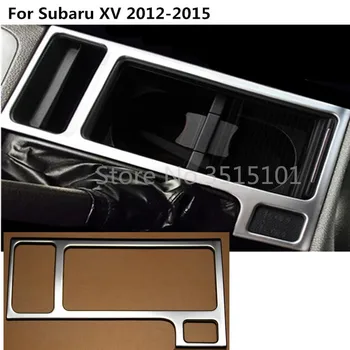 

Car Garnish Cover Detector Trim ABS Matte Stick Interior Gear Box Cup Holder Frame Hood 1pcs For Subaru XV 2012 2013 2014 2015