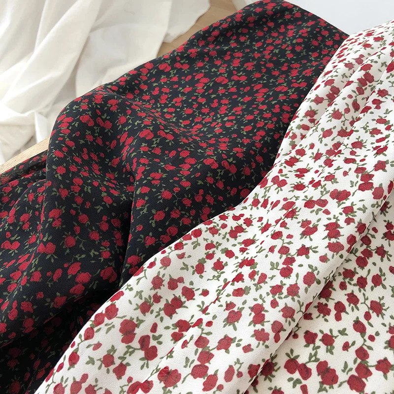 U-SWEAR, летняя шифоновая юбка с цветочным рисунком и оборками,, Женская Корейская трапециевидная миди-юбка с высокой талией, элегантная женская юбка-Русалка