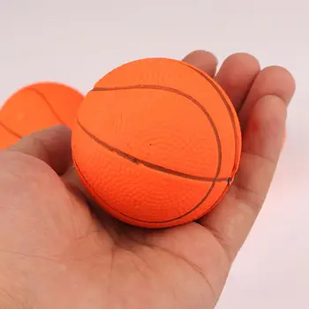 

Fashion Cute Orange Basketball Stress Relief Relaxing Squeeze Elastic Soft Toy Foam Ball Gift