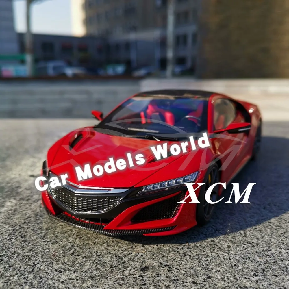 Литая под давлением модель автомобиля для KengFai NSX LHD 1:18 (красный) + маленький