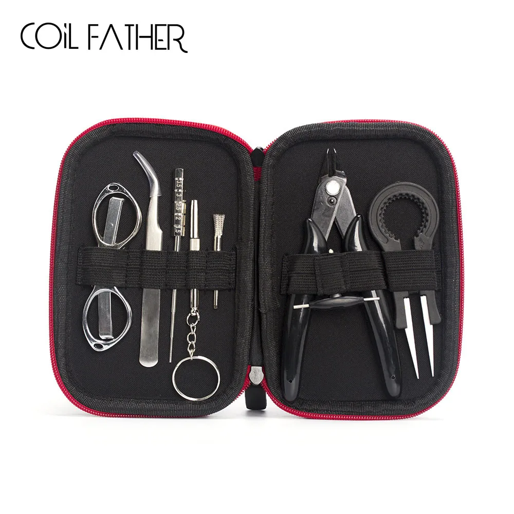 Coil Father Vape DIY Master Tool Bag Tweezers Pliers Wire