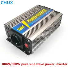 Smart Pure Sine Wave Inverter 300W CLP300A DC 12V 24V 48V to AC 110V 220V Smart Series Solar Power 300W Surge Power 600W smart 600w 24v car modified sine wave inverter solar system dc 24v to ac 220v inverter with usb charging port universial socket
