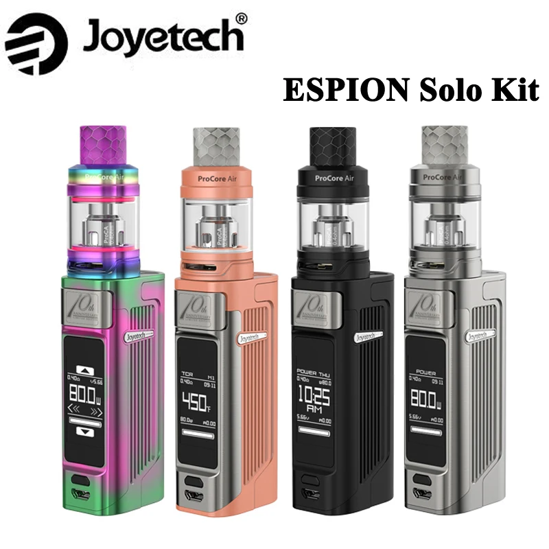 Оригинальная электронная сигарета Joyetech ESPION Solo комплект с 21700 батареей 80 Вт