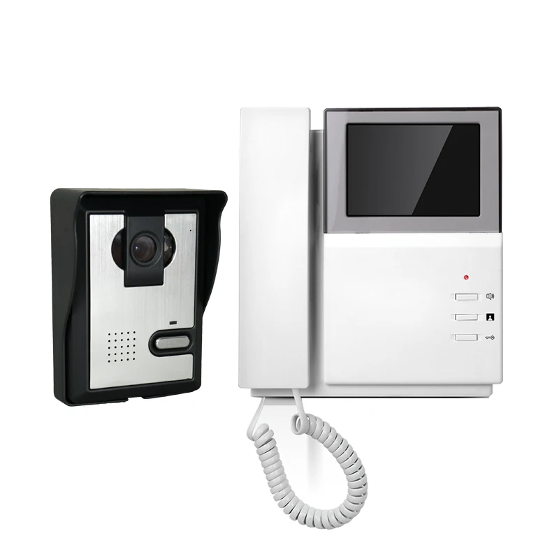 

FREE SHIPPING New Hand held 4.3" Color Screen Video Intercom Door Phone System + Night Vision Outdoor Doorbell Camera In Stock
