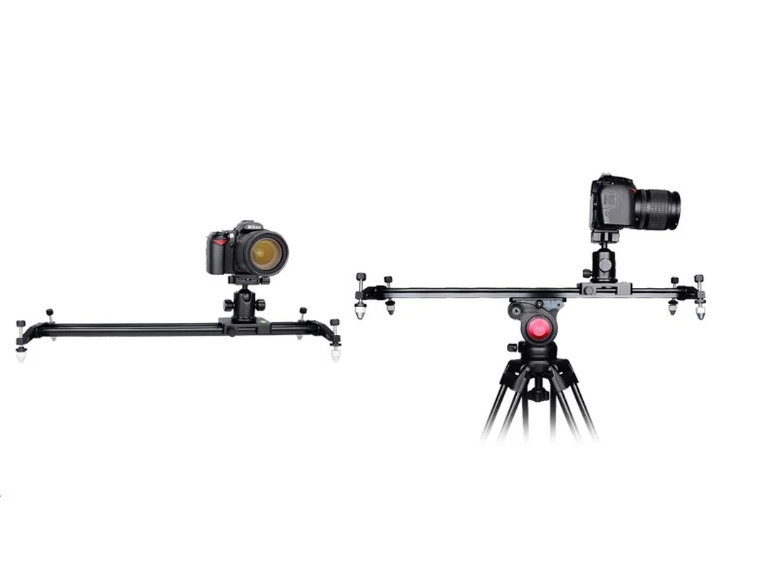 31 Inches/80cm Aluminum Alloy Camera Track Slider Video Stabilizer Rail for DSLR Camera DV Video Camcorder Film Photography