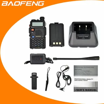 

BaoFeng UV-5R Walkie Talkie Dual Band VHF/UHF136-174Mhz & 400-520Mhz Two Way Radio Handheld Baofeng uv5r