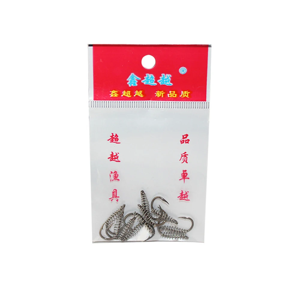 Peche 10pcs/lot Spring Fishing Hooks Stainless Steel Barbed Swivel Explosion Hooks Jig for Carp Fly Fishing Pesca Fishhooks Peche 10pcs/lot Spring Fishing Hooks Stainless Steel Barbed Swivel Explosion Hooks Jig for Carp Fly Fishing Pesca Fishhooks