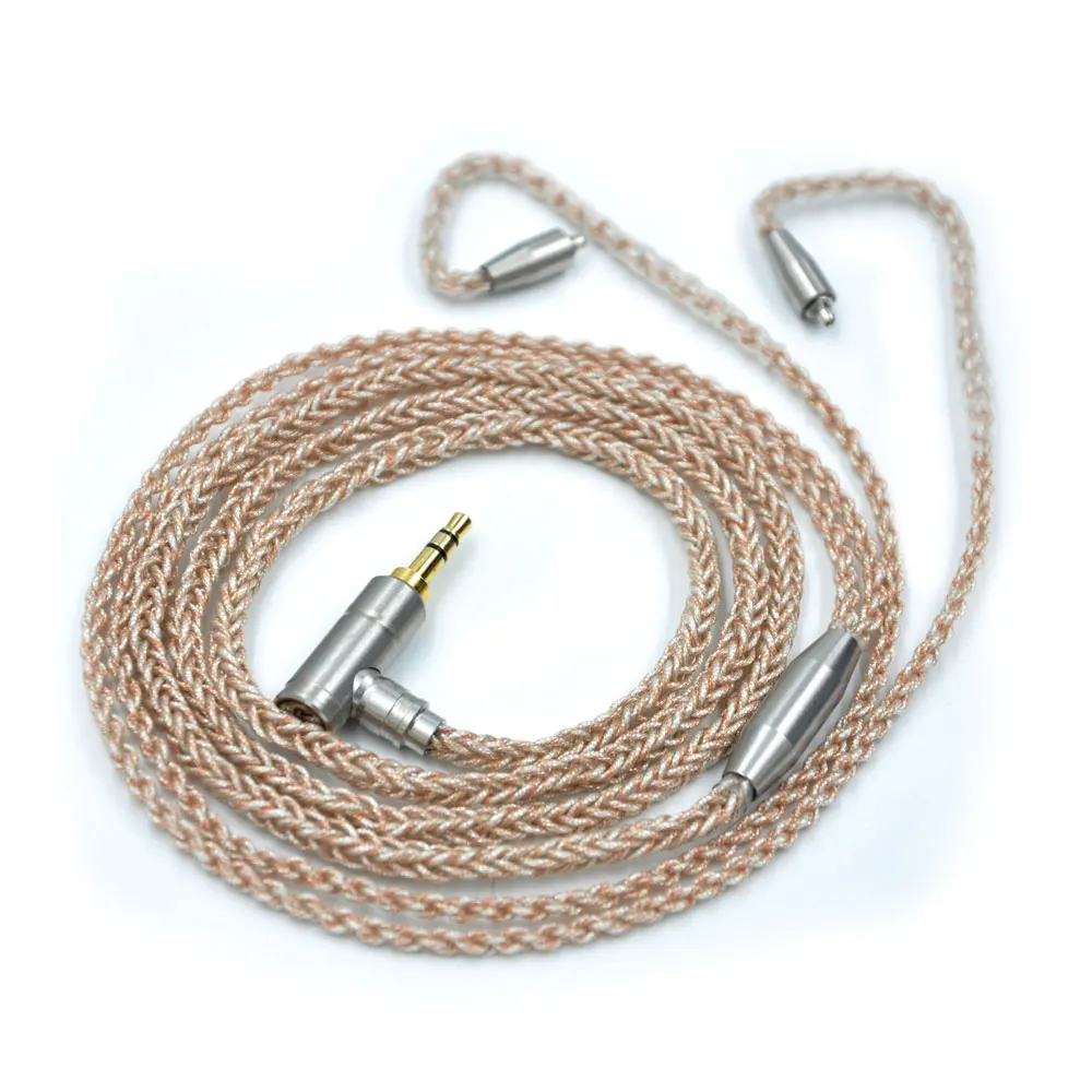 Prix pour Wooeasy 8 Core Or Plaqué Câble 3.5mm Or Câble Avec Connecteur MMCX Pour LZ A3 A4 DQSM VT Écouteur FSX-007 Prix pour Wooeasy 8 Core Or Plaqué Câble 3.5mm Or Câble Avec Connecteur MMCX Pour LZ A3 A4 DQSM VT Écouteur FSX-007