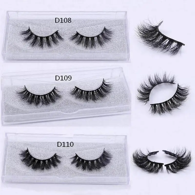 

Mink Eyelashes 3D Mink Lashes Thick HandMade Full Strip Lashes Cruelty Free Luxury Mink Lashes D101-D112