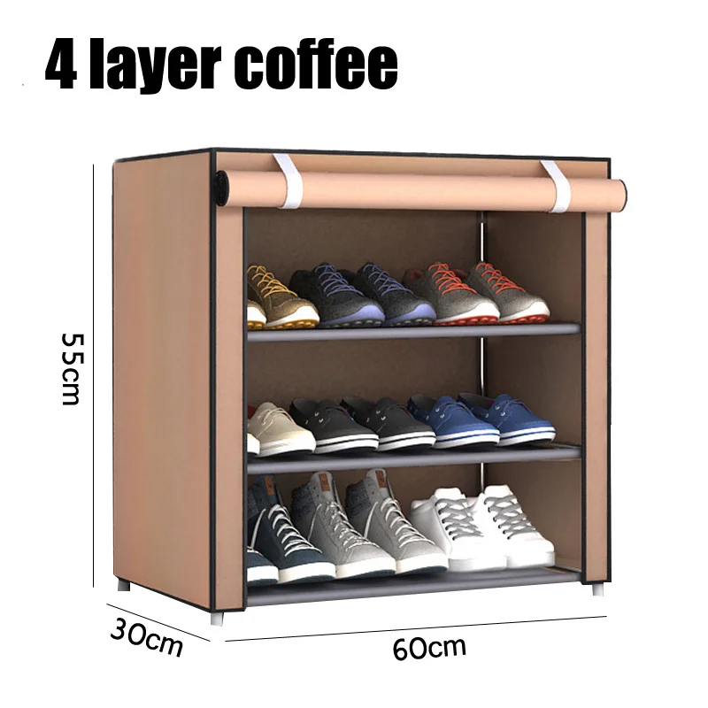  Metal Shoe Shelf Rack Shoes Stand Organizer Multi-layer Shoes Shelves for Cabinet Stainless Steel S