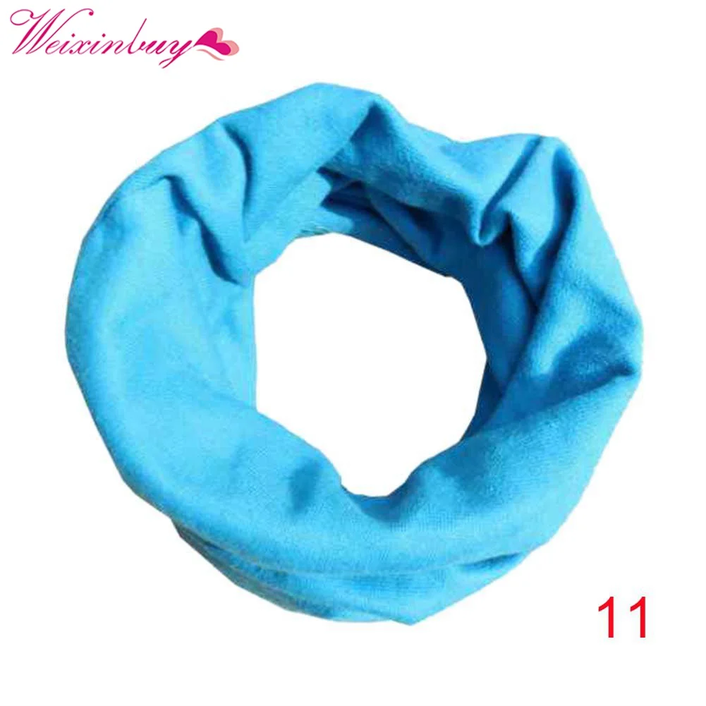 18 Цвет для маленьких мальчиков и девочек теплый шарф хлопок подушка для шеи шаль, косынка Дети шарфы - Цвет: QL