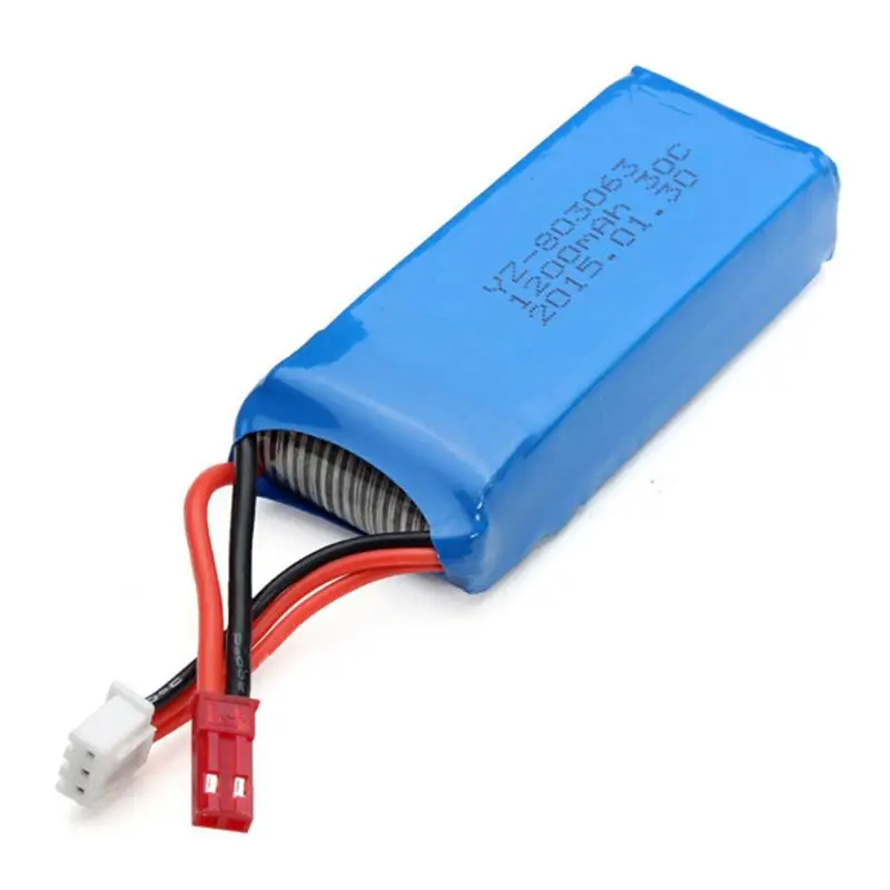 3 шт. 30C 7 4 V 1200 mAh литий-полимерный аккумулятор для WL игрушки Quadcopter Drone V666 V353 V333 V323 RC