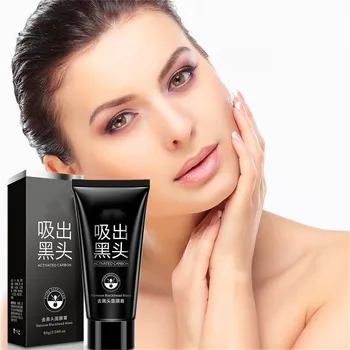 

Korean cosmetics Suction Black Mask Face Cream masque points noirs Blackhead Remover Peeling Peel Off Black Head 60ml/bottle