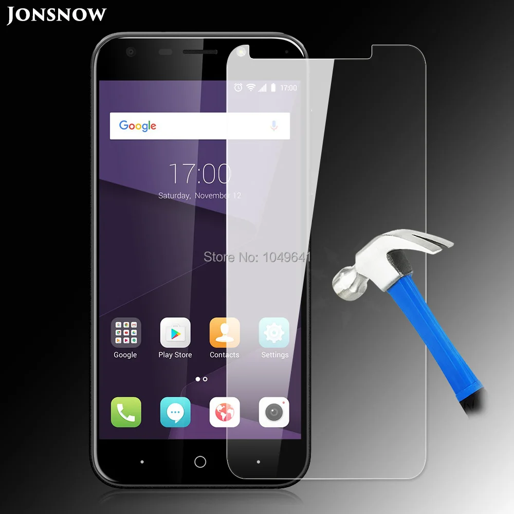 ZTE1307_1_9H 2.5D Explosion-proof LCD Tempered Glass Film Screen Protector for ZTE Blade A6 5.2 inch