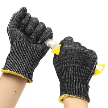 

240mm Large Safety Cut Stab Proof Resistant Protective Mesh Butcher Gloves