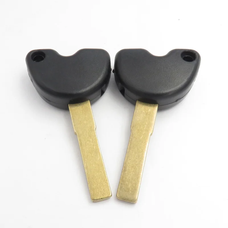 Motorcycle Transponder Key Shell Fob Cover In Black For Vespa Piaggio