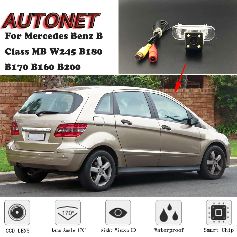 Камера заднего вида AUTONET для Mercedes Benz B Class MB W245 B180 B170 B160 B200/камера номерного
