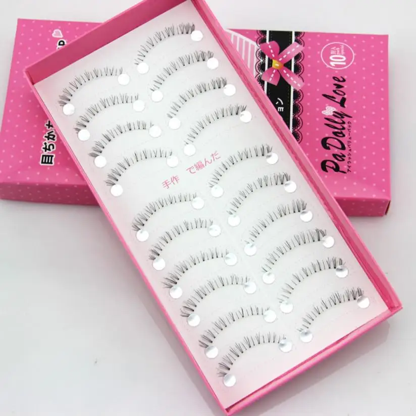 

10 Pairs Lower Under Bottom Eye Lashes Extension False Eyelashes Lower Lashes Natural Makeup cilios Drop ship Beauty 9.8