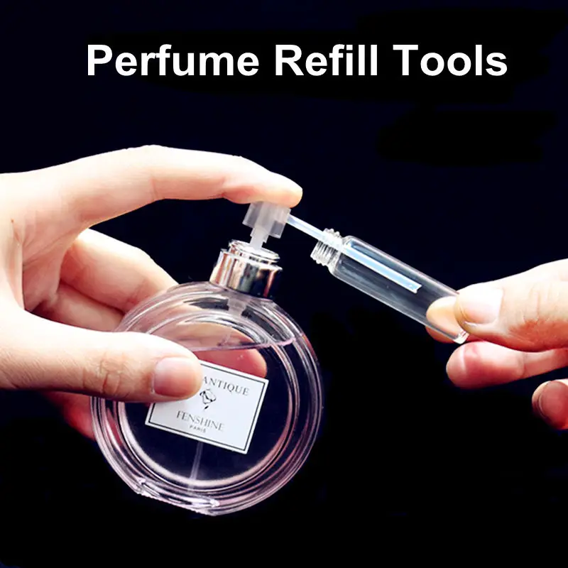 

100pcs/lot Perfume Refill Tools Perfume Diffuser Funnels Cosmetic Tool Easy Refill Pump for Sample Perfume Bottle