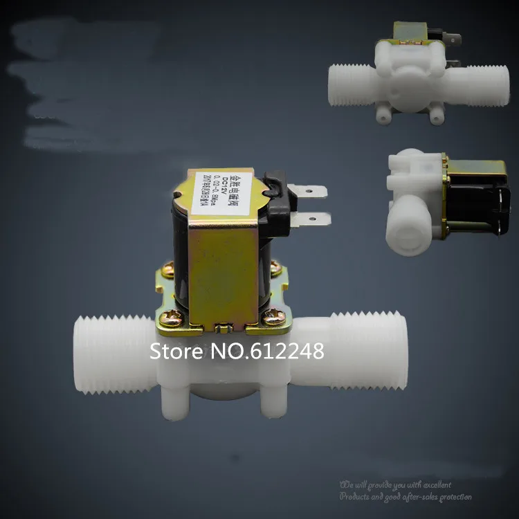 

DN15 1/2" Male Thread Plastic Electromagnetic Valve Solenoid Valve,Input Output Water Valve