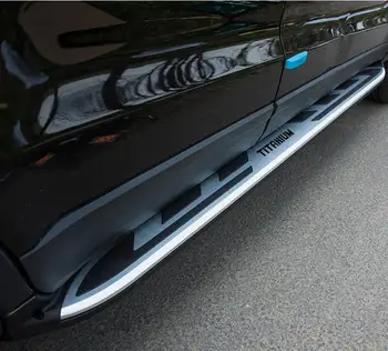 

For Car Aluminum alloy + ABS Running Board Side Step Nerf Bar Guard For Ford Territory 2019 2020