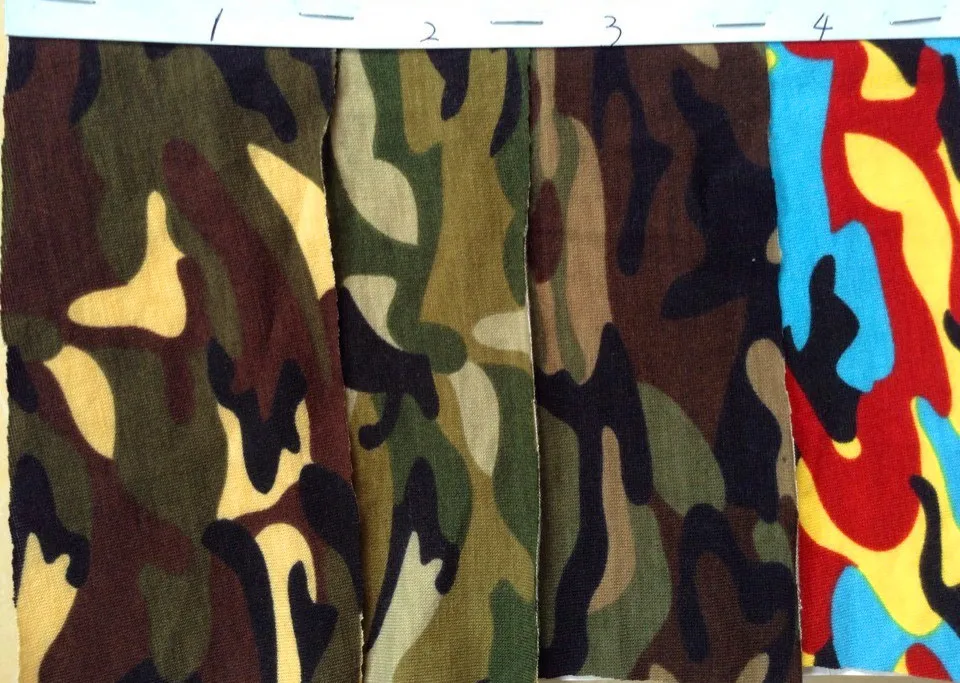 camo jersey fabric