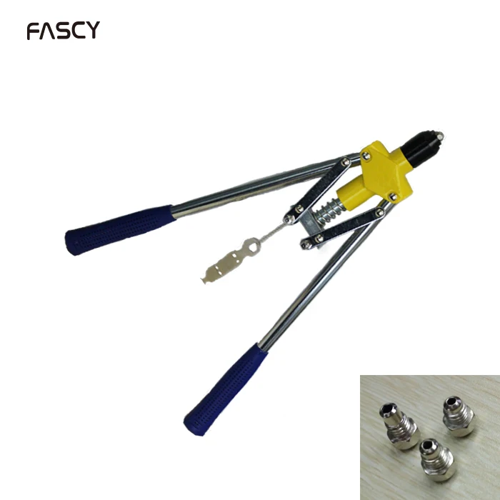 Heavy Duty Hand Riveter 18inch Double handles Nail Gun Hand Riveter Screw Gun Rivet