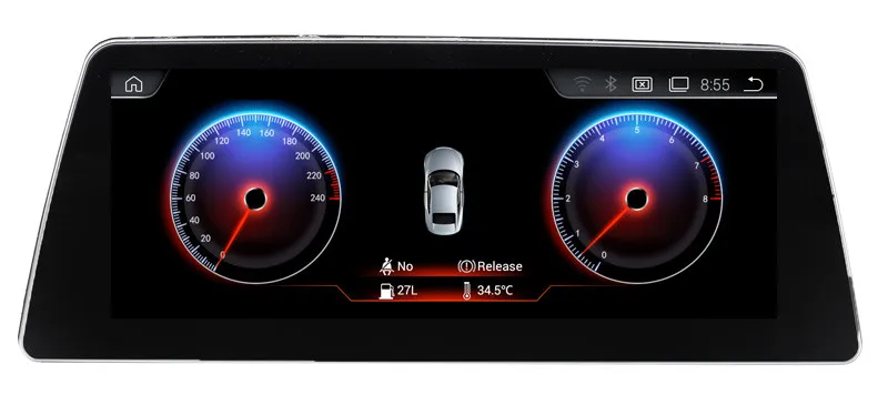 Top 10.25" Android 4.4 Car Multimedia Player GPS Navigation for BMW 5 Series G30 2017 2018 with SD USB AUX Audio Video Stereo Player 4