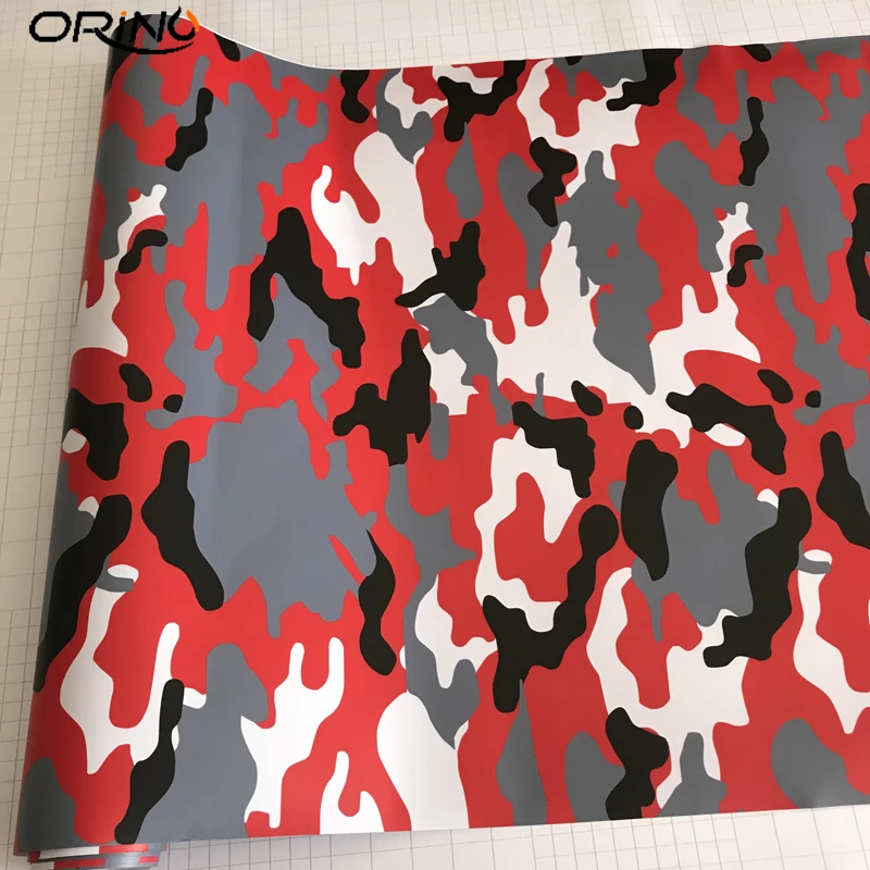 Black Red Grey Vinyl Film Sticker-2