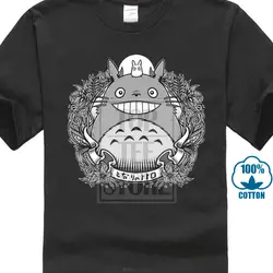 Футболка с милым сосед Тоторо на заказ для мужчин футболка с аниме принтом забавная одежда с героями мультфильмов стильная футболка в