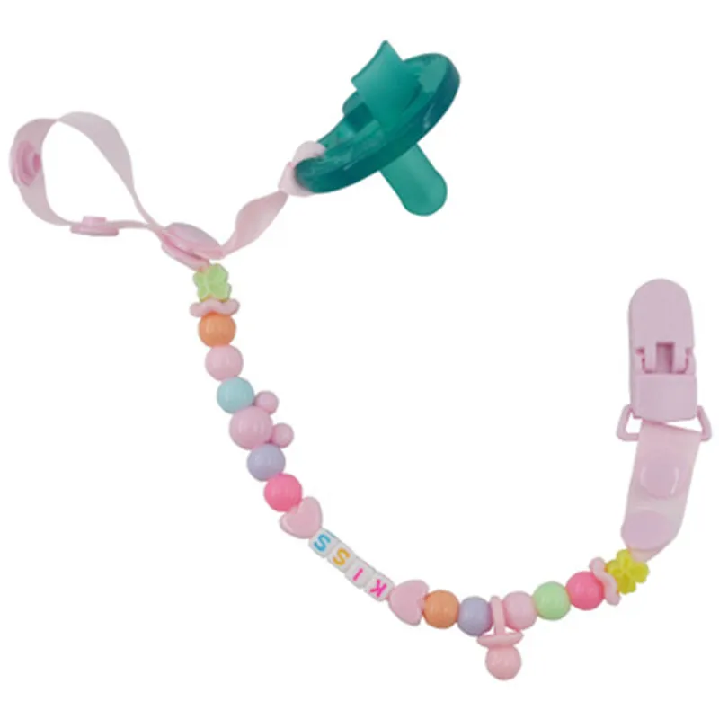 

Baby products baby pacifier chain clamping gum chain pacifier chain pacifier clamping pacifier belt plus thin head