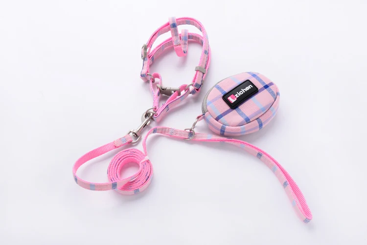 Adjustable Small Pet Cat Leash Harness Set Soft Kitten Rope Cute Princess Dog Leash Yorkies Pomeranian Doggie Puppy Collars