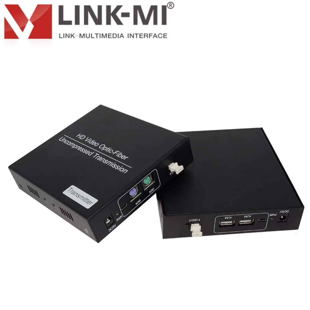 

LINK-MI THF107DKM DVI Extender Over Fiber Optic With KVM 1km Use Single-mode Single Fiber Module