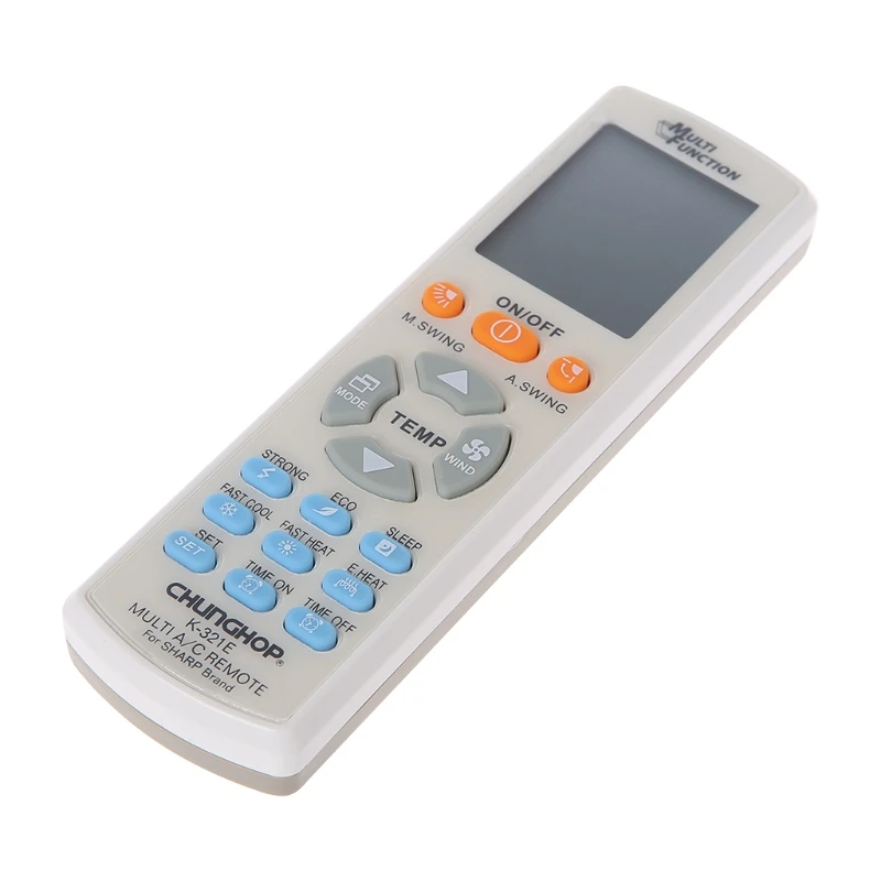 

MEXI Universal Low Power RF Air Conditioner LCD A/C Remote Control For AHARP Home Air Conditioner Accessory Thermostat