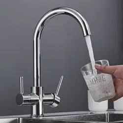 Фильтр кухонный кран на бортике кухонный кран Смеситель кран Вращение с очисткой воды особенность кран-смеситель для кухни