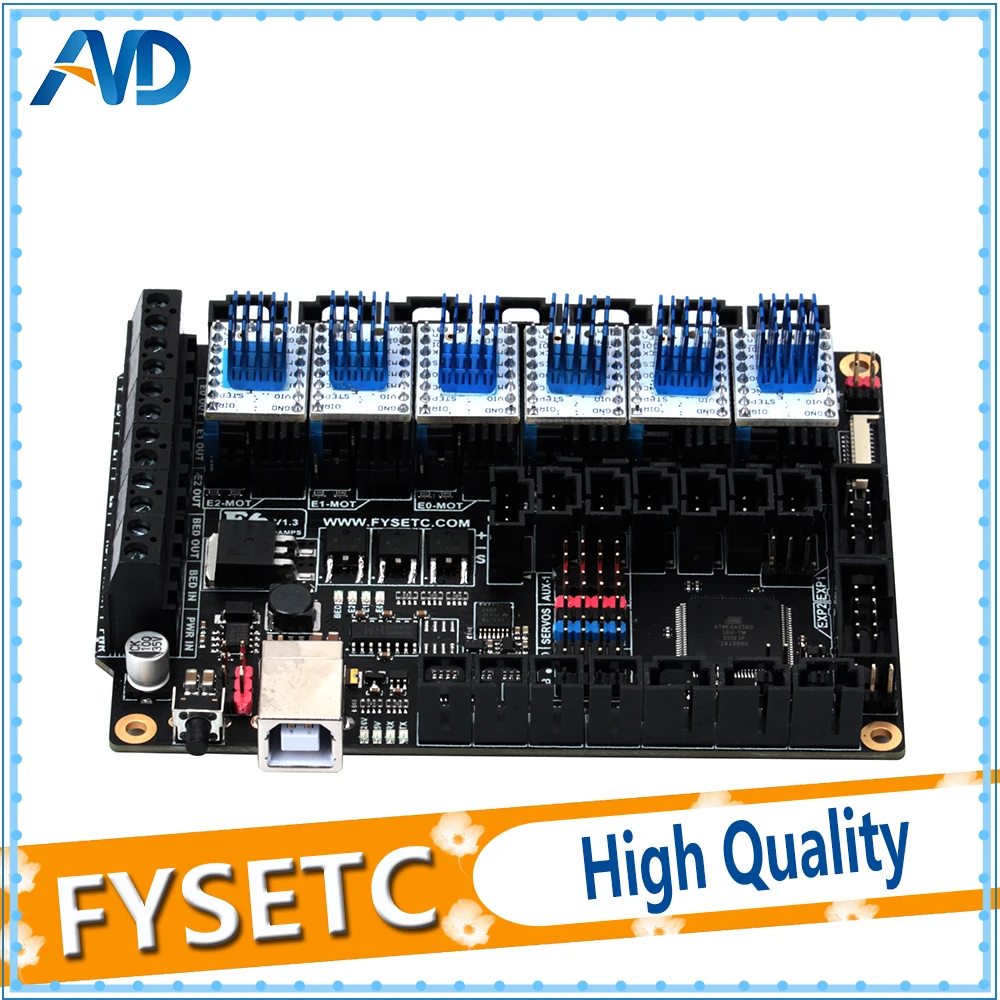 FYSETC F6 V1.3 Board ALL-in-one Electronics Solution With 6pcs Special TMC2130