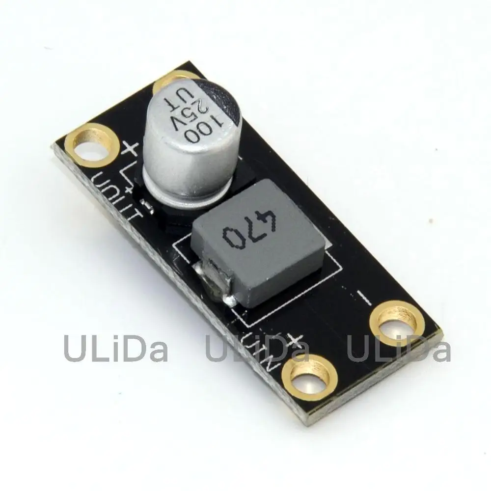 

LC Power Filter 2A 25V Input Reverse Polarity Protection for FPV Video