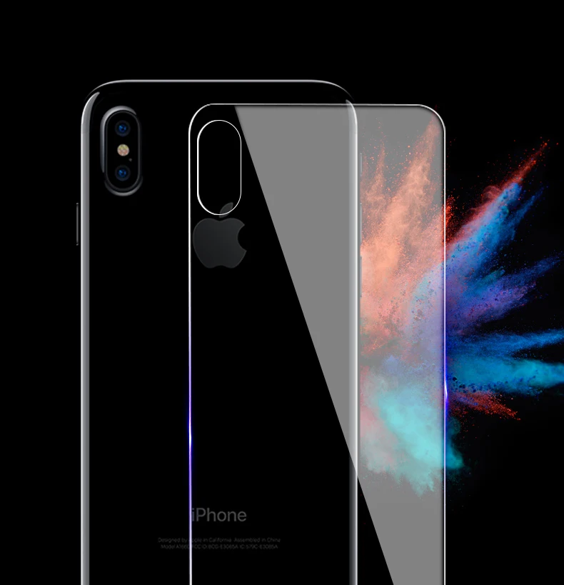 NFH Премиум Закаленное стекло для задней панели iPhone 11 Pro Max X XR 3D пленка задняя закаленное защитное стекло для iPhone X Xs Max iPhone11 11Pro стеклянная пленка