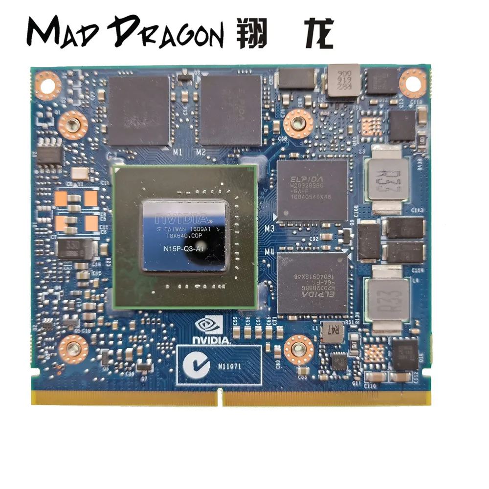 Новая Оригинальная видеокарта для Dell M6800 HP ZBOOK 17 G1 G2 N15P Q3 A1 GPU NVIDIA QUADRO K2100M 2 ГБ GDDR5 MXM III