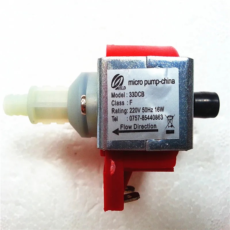 

Coffee machine electromagnetic pump high-pressure water pump oil pump piston pump models 33DCB-F power 220V-50Hz-16W