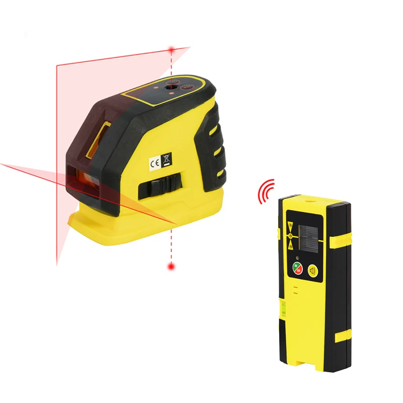 

FIRECORE F118L 2 Lines 2 Points Laser Level Self-leveling Horizontal And Vertical Cross Red Laser Line