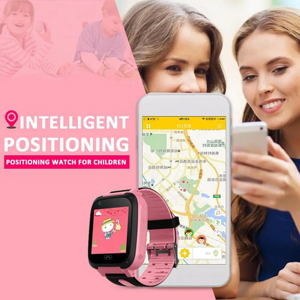 V6 Смарт часы детские с sim картой GPS трекер Bluetooth Анти потерянный монитор SOS IP67 Smartwatch