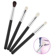4pcs Eye Brushes Set Eyeshadow Foundation Blending Brush Makeup Brushes Cosmetic Tool Multifunction
