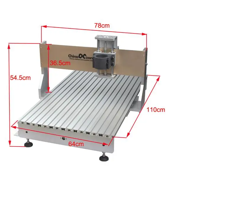 CNC 6090 рамка части машинного оборудования для фрезерного станка