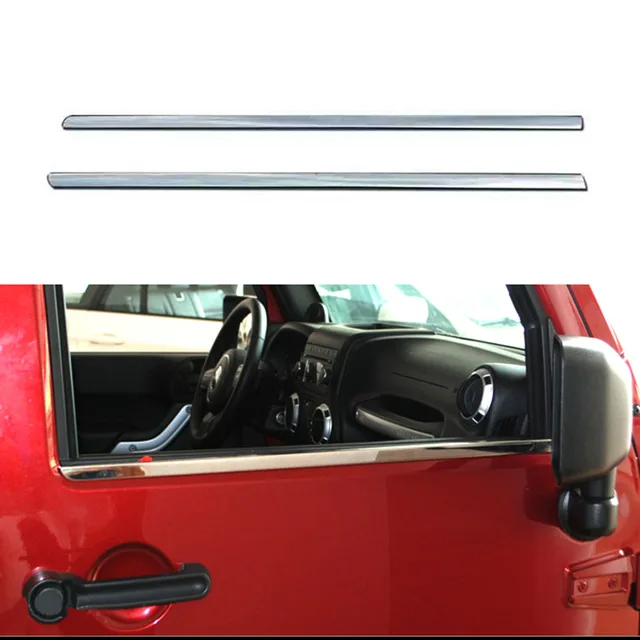 Stainless Steel Body Door Side Window Molding Trim Strip Cover Garnish