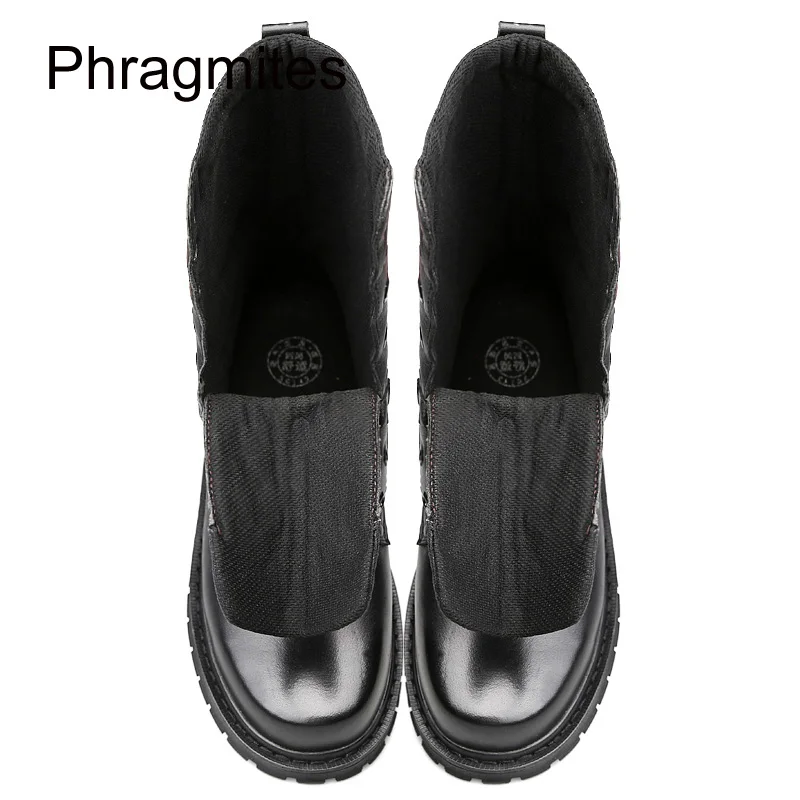 Phragmites размера плюс 14 # унисекс ботинки женские армейские зимние теплые кожаные с